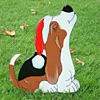 Howling Hound in Santapaws Hat
